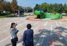 클린도시사업소장, 마송리 공룡공원 현장행정 추진